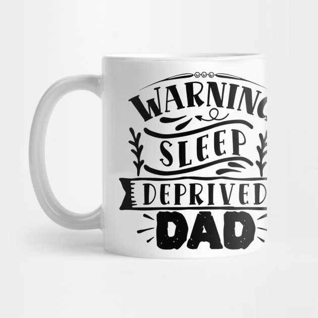 Warning! sleep deprived DAD by família
